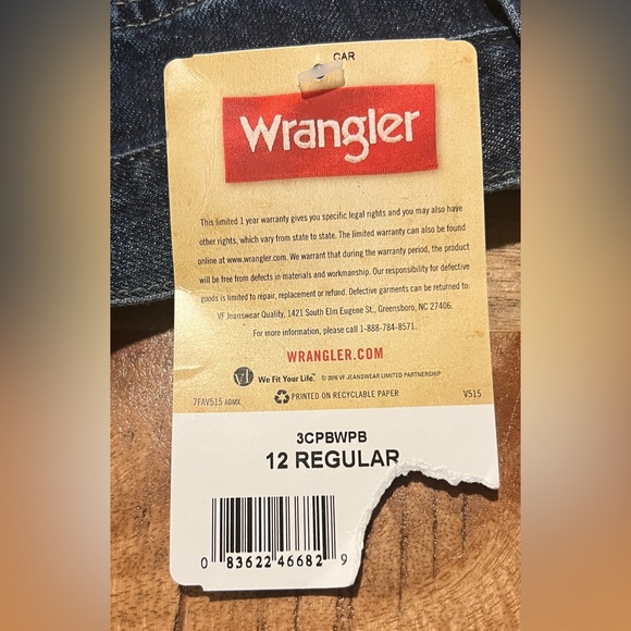 NWT Boys Wrangler Blue Jean Straight Utility Shorts w/ adjustable waist Sz 12 - Picture 7 of 11